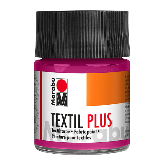 Marabu TEXTIL PLUS opaque textile color for dark fabrics 50ml