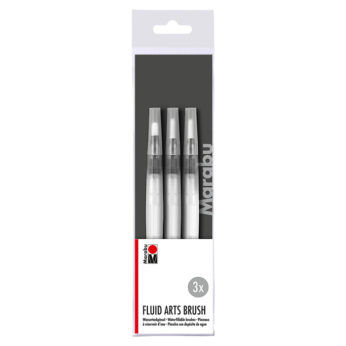Marabu WATER-FILLABLE BRUSH set