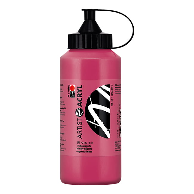 Akrila krāsa Marabu Artist 500ml 914 magenta