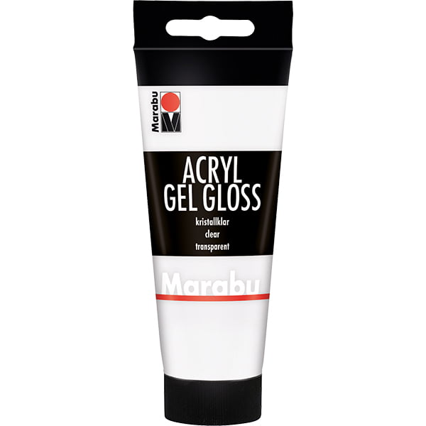 Medijs-gēls akrilam Marabu 100ml 101 crystal clear