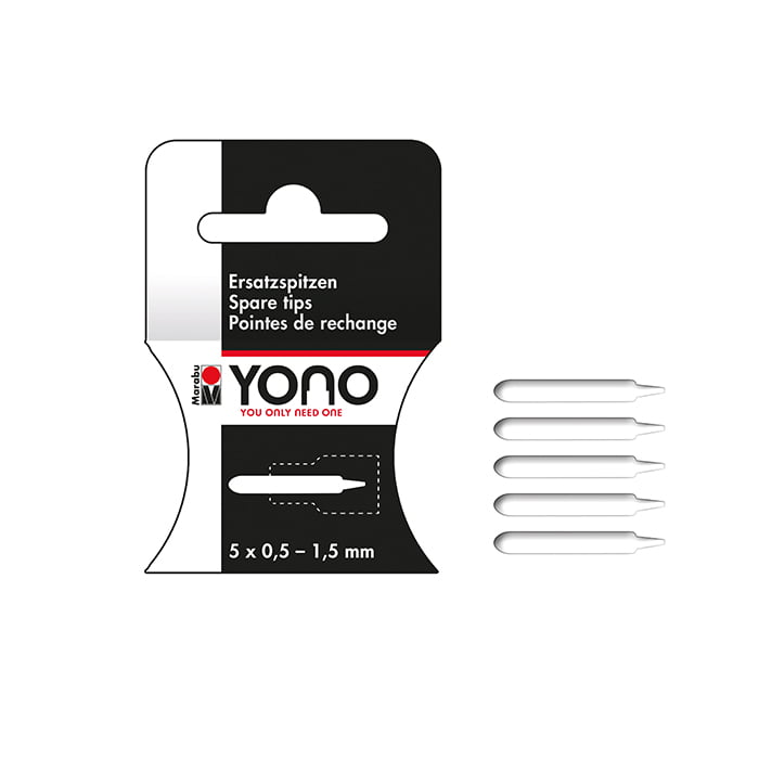 Akrila marķieru Marabu Yono uzgaļi 0.5-1.5mm 5gab.