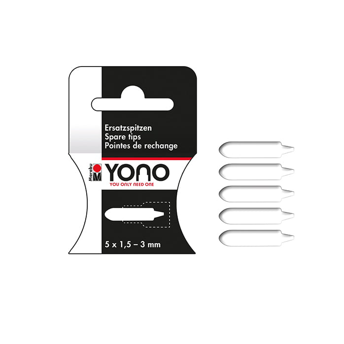 Akrila marķieru Marabu Yono uzgaļi 1.5-3mm 5gab.
