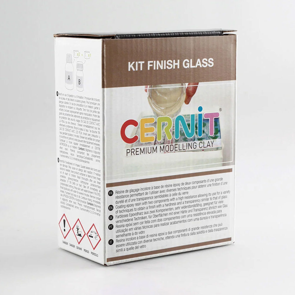 Laku komplekts Cernit Glass epoksīda sveķi 120ml un cietinātājs 60ml