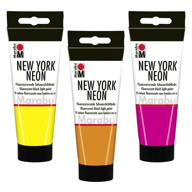 Dekorkrāsa New York Neon 100ml 321 neon-yellow