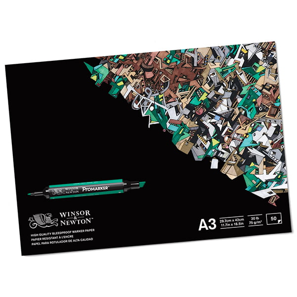 Zīmēšanas bloks W&N Marker A4 75g 50 lapas