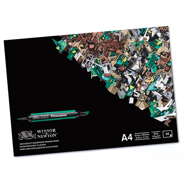 Zīmēšanas bloks W&N Marker A4 75g 50 lapas