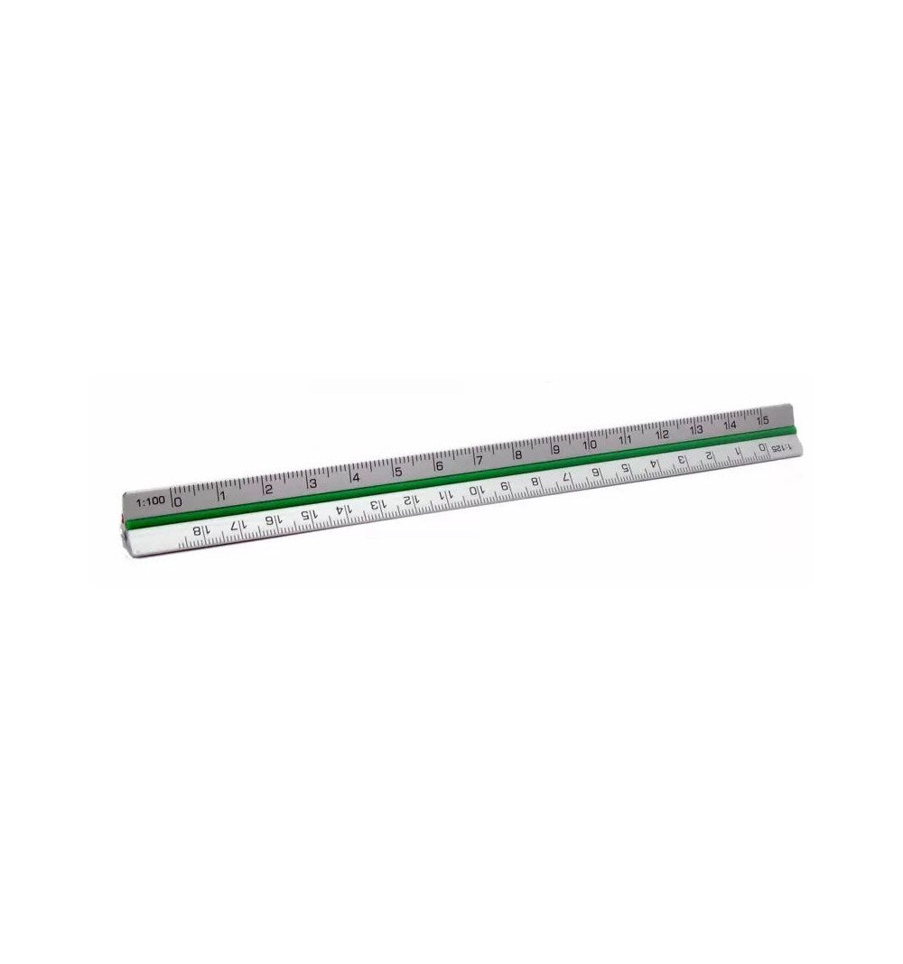 Mērogu lineāls 15cm alumīnija