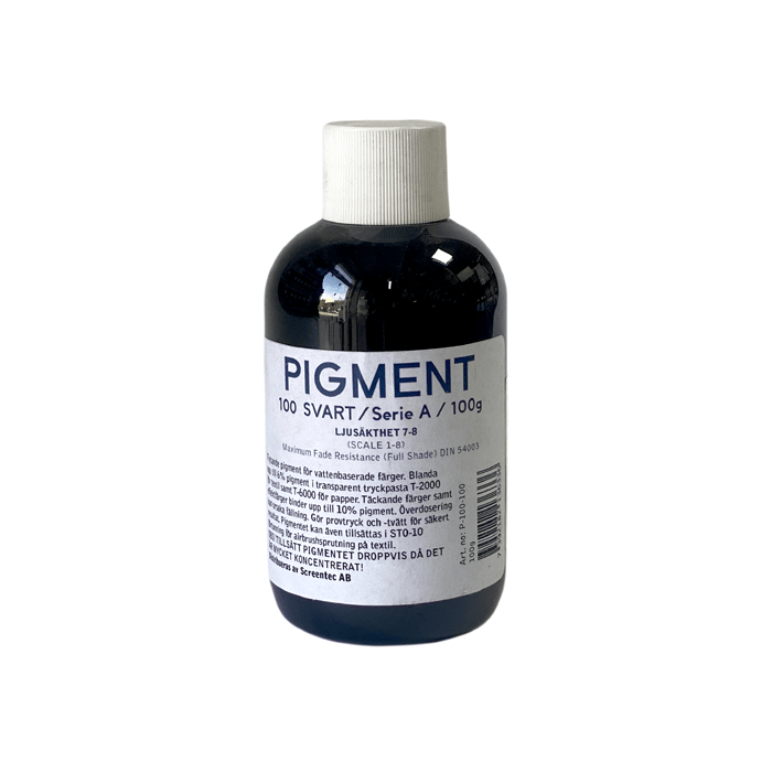 Šķidrais pigments 100g 100 melns