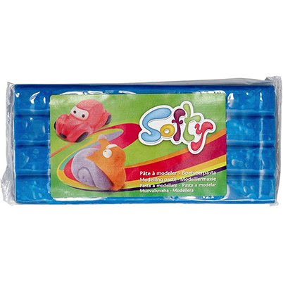 Plastilīns Darwi Softy 500g balta