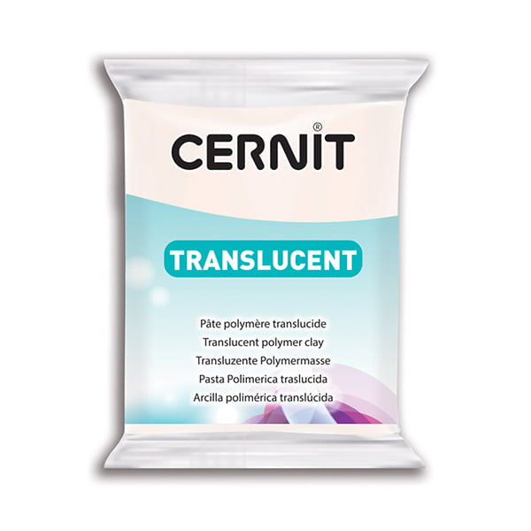 Polimērmāls Cernit Translucent 56g 005 white