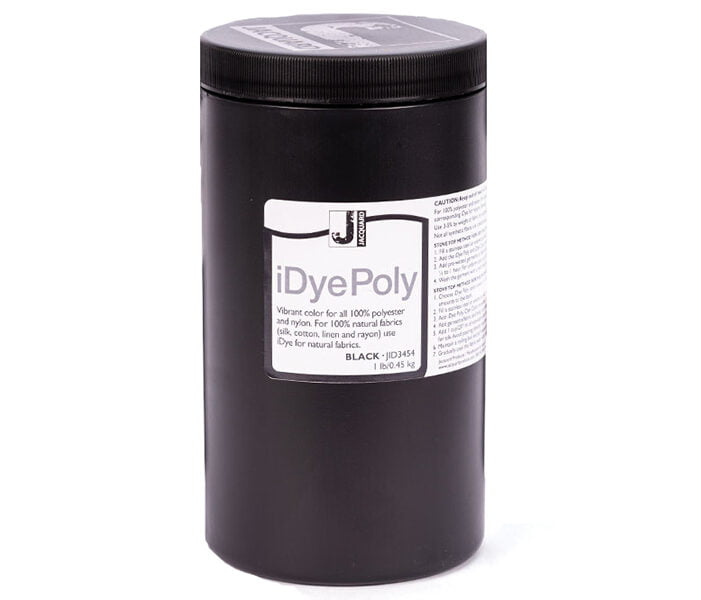 Jacquard iDYE POLY black color for polyester 450g - RDG