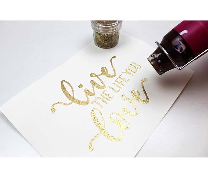 Radošo darbu galerija – attēls – embossing calligraphy tutorial